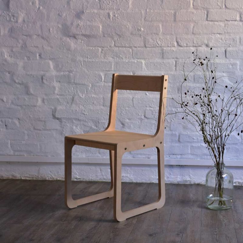 Mupu Living Flat Pack Furniture - Rupping Chair - Birch Plywood