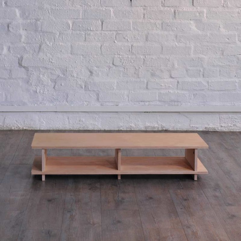 Mupu Flat Pack Furniture- TV Stand - Birch Plywood - Sustainable Furniture