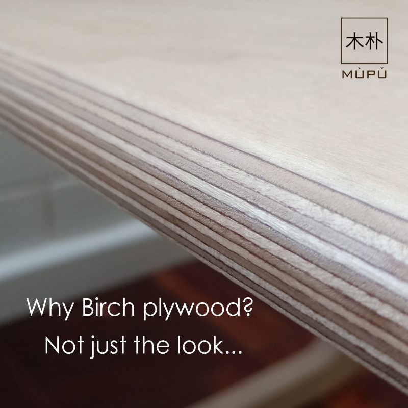 Mupu Living Furniture Birch plywood platform bed